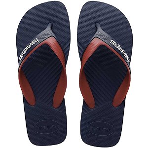 Chinelo Havaianas Dual Azul Marinho/Marinho - 47/48