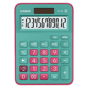 Calculadora de Mesa Casio 12 Dígitos MX-12B-GNRD - Verde