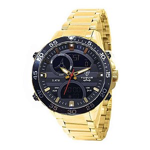 Relógio Masculino Tuguir Infinity 1881D TGI37013 - Dourado