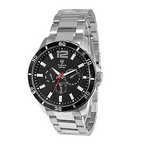 Relógio Masculino Tuguir Infinity 6116C TGI37040 - Prata