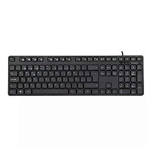 Teclado Com Fio USB Targus Multimídia AKB600 - Preto
