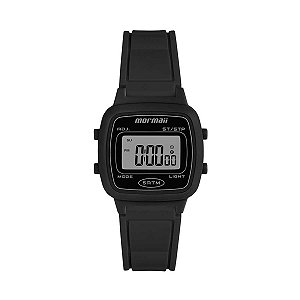 Relógio Feminino Mormaii Digital Vintage MO21900A/8P - Preto