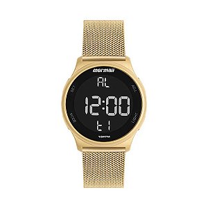 Relógio Unissex Mormaii Digital MO7700A/8D - Dourado