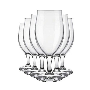 Conjunto 6 Taças de Vidro Para Cerveja Nadir 330ml - Windsor