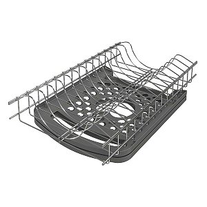 Escorredor Cuore Stolf Em Plastico Desmontado Cinza Ref.1423C