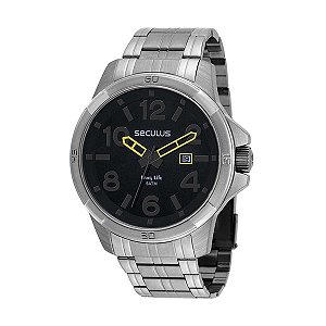 Relógio Masculino Seculus Analógico 44070G0SVNA2 Prata