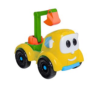 Brinquedo Rodadinhos Escavadeira Tateti Calesita 415 Amarelo