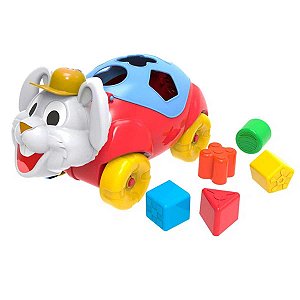 Brinquedo Animais da Selva Coelho Tateti Calesita Ref.704