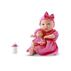 Boneca Honey Bee Mommy Bee Toys Ref.736 Rosa