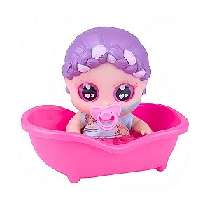 Boneca Little Dolls Banheirinha Glitter Divertoys Ref.8231