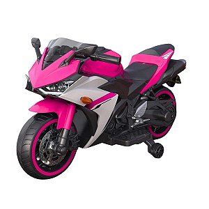 Mini Moto Elétrica Infantil Importway 12V BW300RS - Rosa