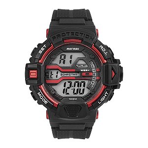 Relógio Masculino Mormaii Digital MO1102C/8R Preto