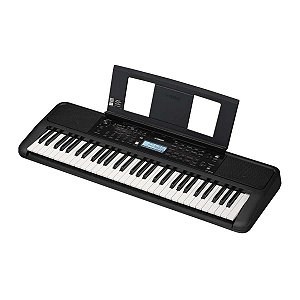 Teclado Yamaha 61 Teclas Sensíveis PSR-E383 Preto Bivolt