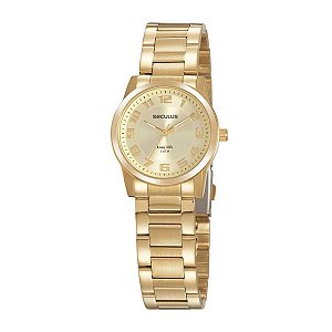 Relógio Feminino Seculus Analógico 20954LPSVDA2 Dourado