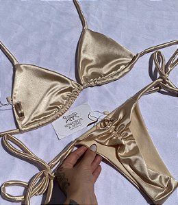 Bíquini Tulipa- Dourado
