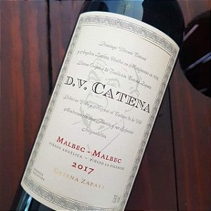 Vinho Dv Catena Malbec Malbec 2017 Tinto Garrafa 750 ml