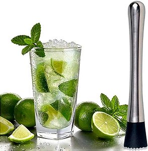 Macerador Caipirinha Inox Amassador Barman Bar Limão