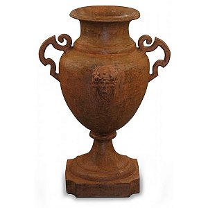 ÂNFORA ÍNDIA VASO JARDIM FERRO FUNDIDO