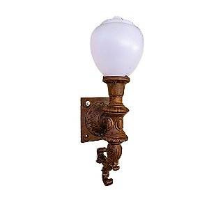 APLIQUE IZETTE TOCHEIRO LUMINÁRIA FERRO FUNDIDO