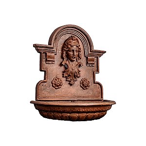 CHAFARIZ DE PAREDE PRINCESA FERRO FUNDIDO PRONTO ARTES