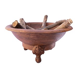 LENHEIRO SERRA NEGRA 60CM LAREIRA EXTERNA FOGUEIRA FERRO FUNDIDO PRONTO ARTES