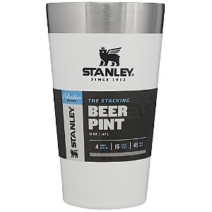 Copo Térmico De Cerveja Stanley 473Ml Sem Tampa Branco