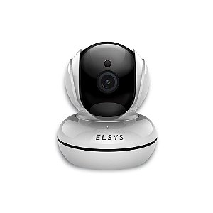 Câmera De Segurança Wi-fi Rotacional Inteligente Full HD Elsys Esc-We3f Bivolt