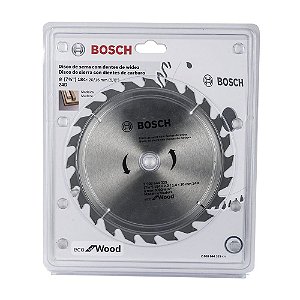 Disco Serra Circular Ecoline Ø184x20mm 24 Dentes Bosch