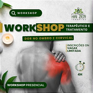 Workshop Terapêutico e tratamento com diagnóstico para dor no ombro e Cervical | PARTICULAR