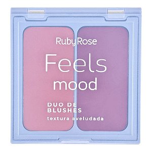 HB870 DUO DE BLUSHES FEELS MOOD (COR 1) - RUBY ROSE