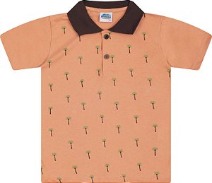 Camiseta gola polo - BICHO BAGUNÇA