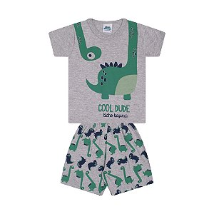 PIJAMA MASCULINO ESTAMPA BRILHA NO ESCURO - BICHO BAGUNÇA