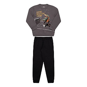 CONJUNTO MASCULINO EM MOLETOM - BICHO BAGUNÇA