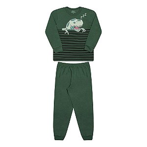 PIJAMA MASCULINO ESTAMPA BRILHA NO ESCURO - BICHO BAGUNÇA