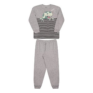 PIJAMA MASCULINO ESTAMPA BRILHA NO ESCURO - BICHO BAGUNÇA
