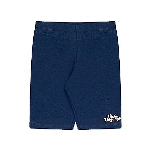 BERMUDA CICLISTA EM COTTON COM PLAQUINHA - BICHO BAGUNÇA