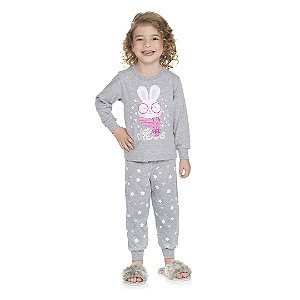 PIJAMA FEMININO ESTAMPA BRILHA NO ESCURO - BICHO BAGUNÇA