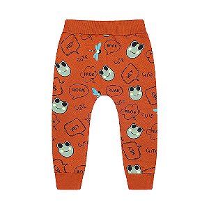 CALCA MASCULINA DE MOLETOM SARUEL COM ESTAMPA - BICHO BAGUNÇA