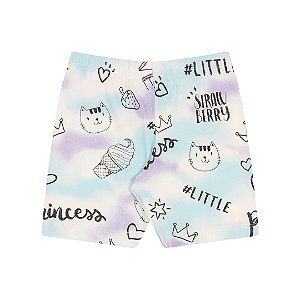 BERMUDA CICLISTA EM COTTON ESTAMPADA - BICHO BAGUNÇA