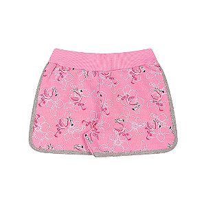 SHORTS EM MOLETINHO C/ ESTAMPA - BICHO BAGUNÇA