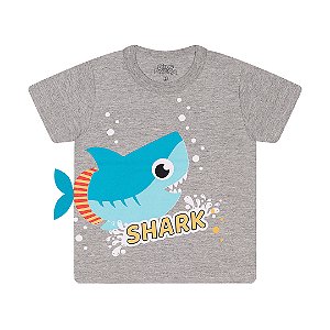 CAMISA MEIA MALHA C/ APLIQUE - BICHO BAGUNÇA