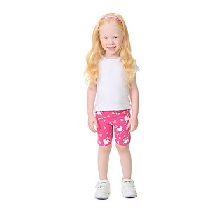 BERMUDA CICLISTA EM COTTON ESTAMPADA - BICHO BAGUNÇA