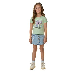 BLUSA EM MEIA MALHA COM STRASS - BICHO BAGUNÇA