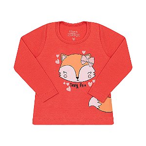 BLUSA EM COTTON COM GLITTER NA ESTAMPA - BICHO BAGUNÇA