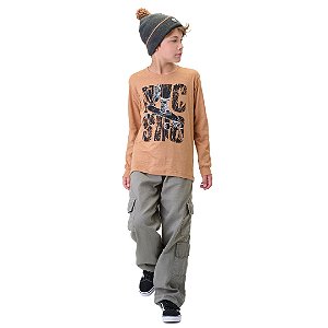 CAMISA EM MEIA MALHA FLAME - BICHO BAGUNÇA