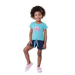 CONJUNTO EM COTTON E MOLETINHO - BICHO BAGUNÇA