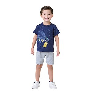 CONJUNTO MEIA MALHA E MOLETINHO - BICHO BAGUNÇA