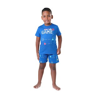 PIJAMA MASCULINO EM MEIA MALHA BRILHA NO ESCURO - BICHO BAGUNÇA