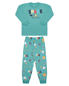 PIJAMA MASCULINO EM MEIA MALHA BRILHA NO ESCURO - BICHO BAGUNÇA