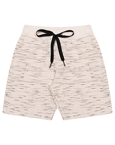 BERMUDA DE MOLETINHO JET COM BOLSO E CORDÃO - BICHO BAGUNÇA